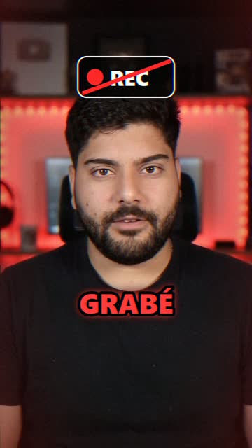 Reel No usé cámara